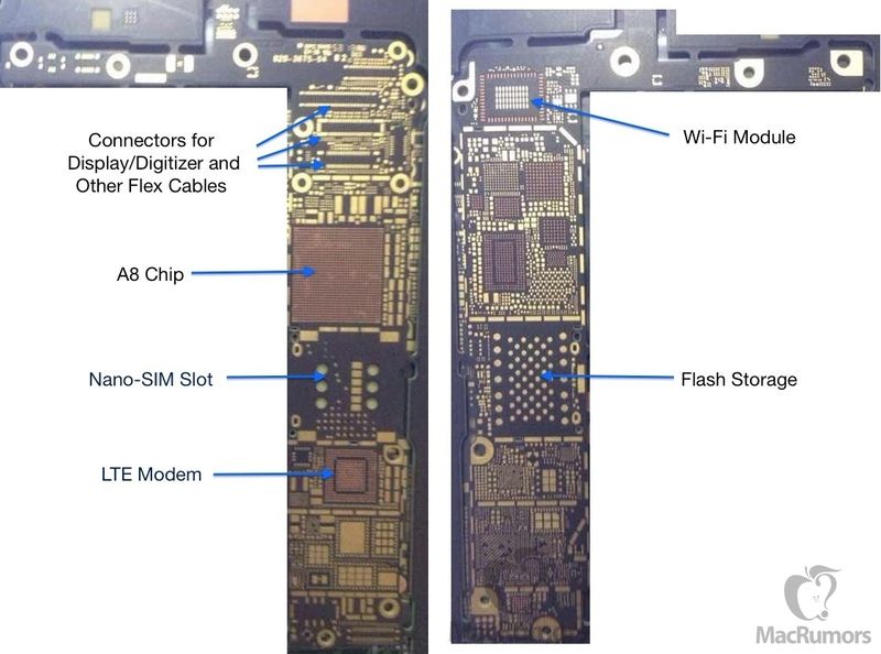 iPhone 6 PCB with NFC (MacRumors 001)