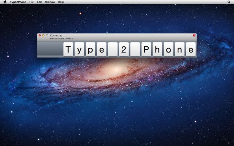 Type2Phone (Mac screenshot 001)