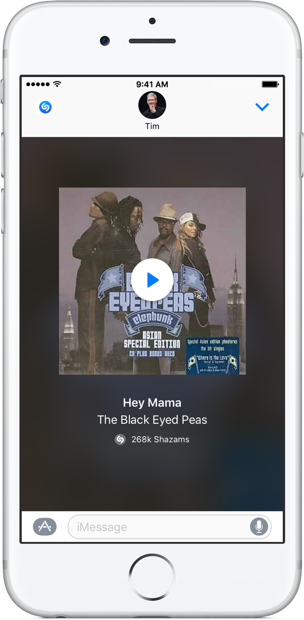 Shazam 10.1 for iOS iMessage app iPhone screenshot 003