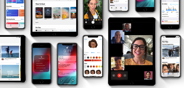 iOS 12 screenshots: iPhone, iPad and iPod touch showing off key new features