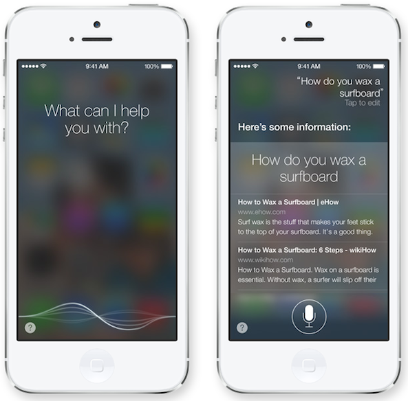 Siri iOS 7 1