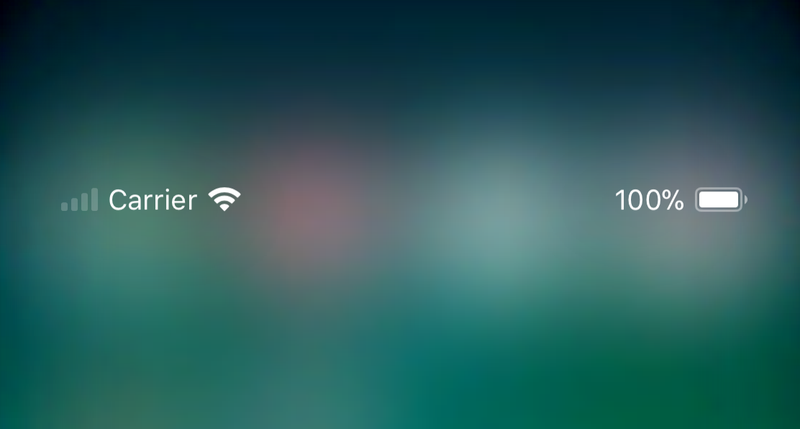hide iPhone X control center