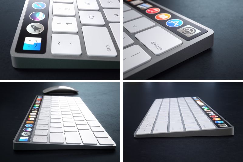 OLED Magic Keyboard Curved concept 003
