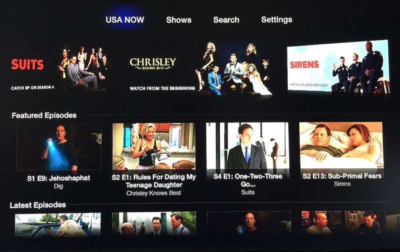 Apple TV USA Now