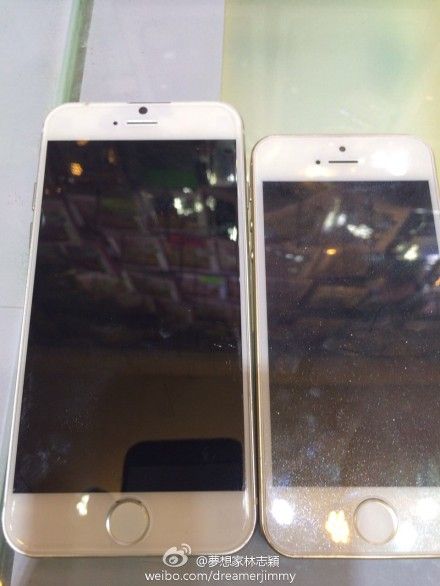 iPhone 6 vs 5s (front part)