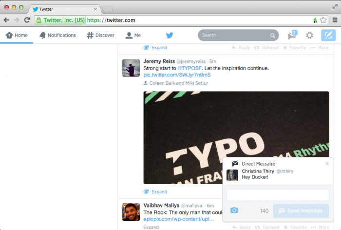 Twitter (web notifications 001)