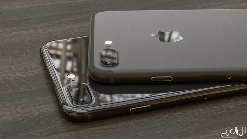 iPhone 7 Plus Piano and Dark Black AppleArab concept 001