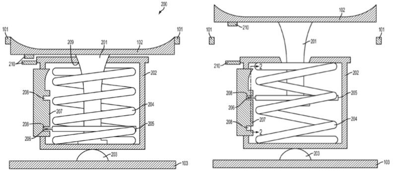 Apple patent Home button thumb joystick