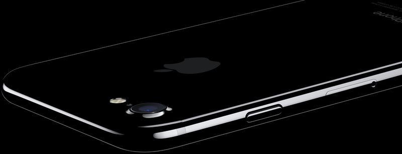 Caméra arrière noir de jais pour iPhone 7