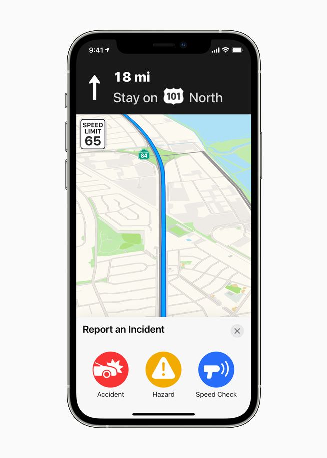 Report Incident Apple Maps
