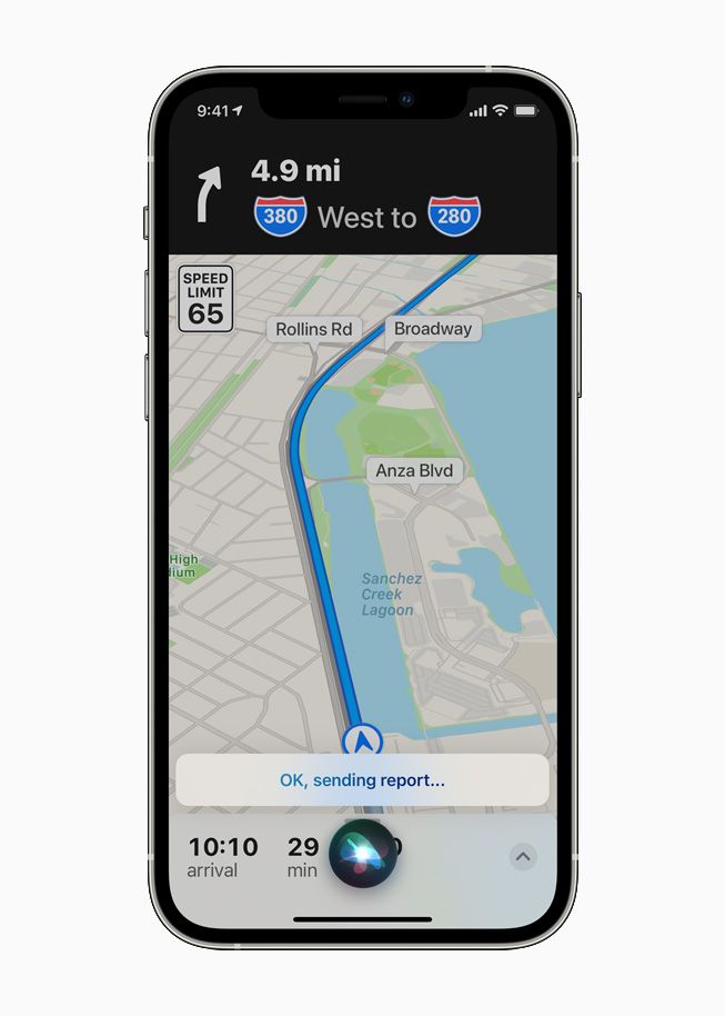 Siri Incident Report Apple Maps