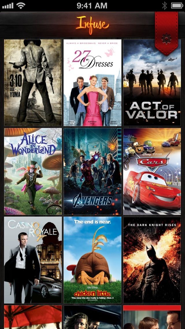 Infuse 1.0 for iOS (iPhone screenshot, Home)