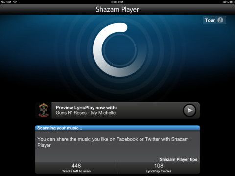 Shazam Player for iOS (iPad screnshot 004)