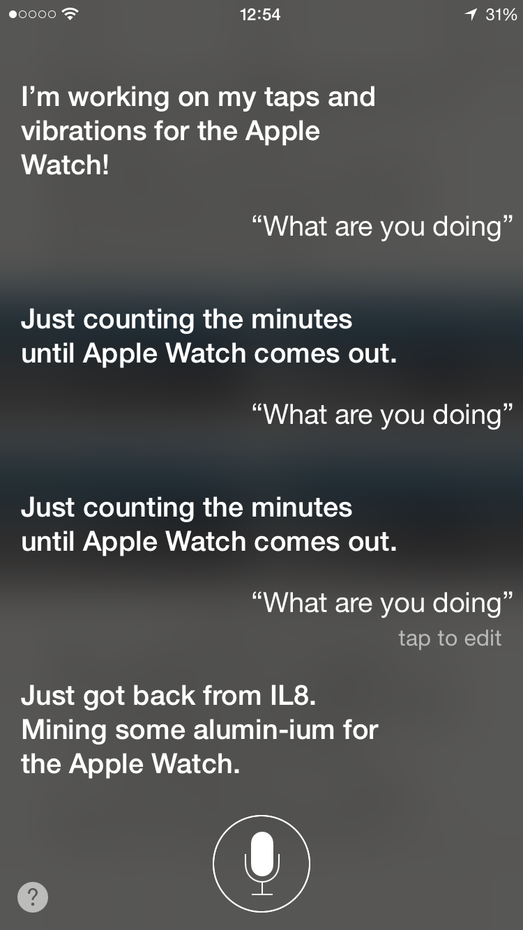 Siri resposes on Apple Watch iPhone screenshot 003