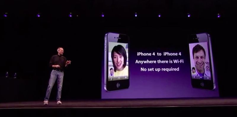 WWDC 2010 keynote (iPhone 4, FaceTime 004)