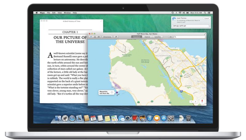 OS X Mavericks (Features, MacBook)
