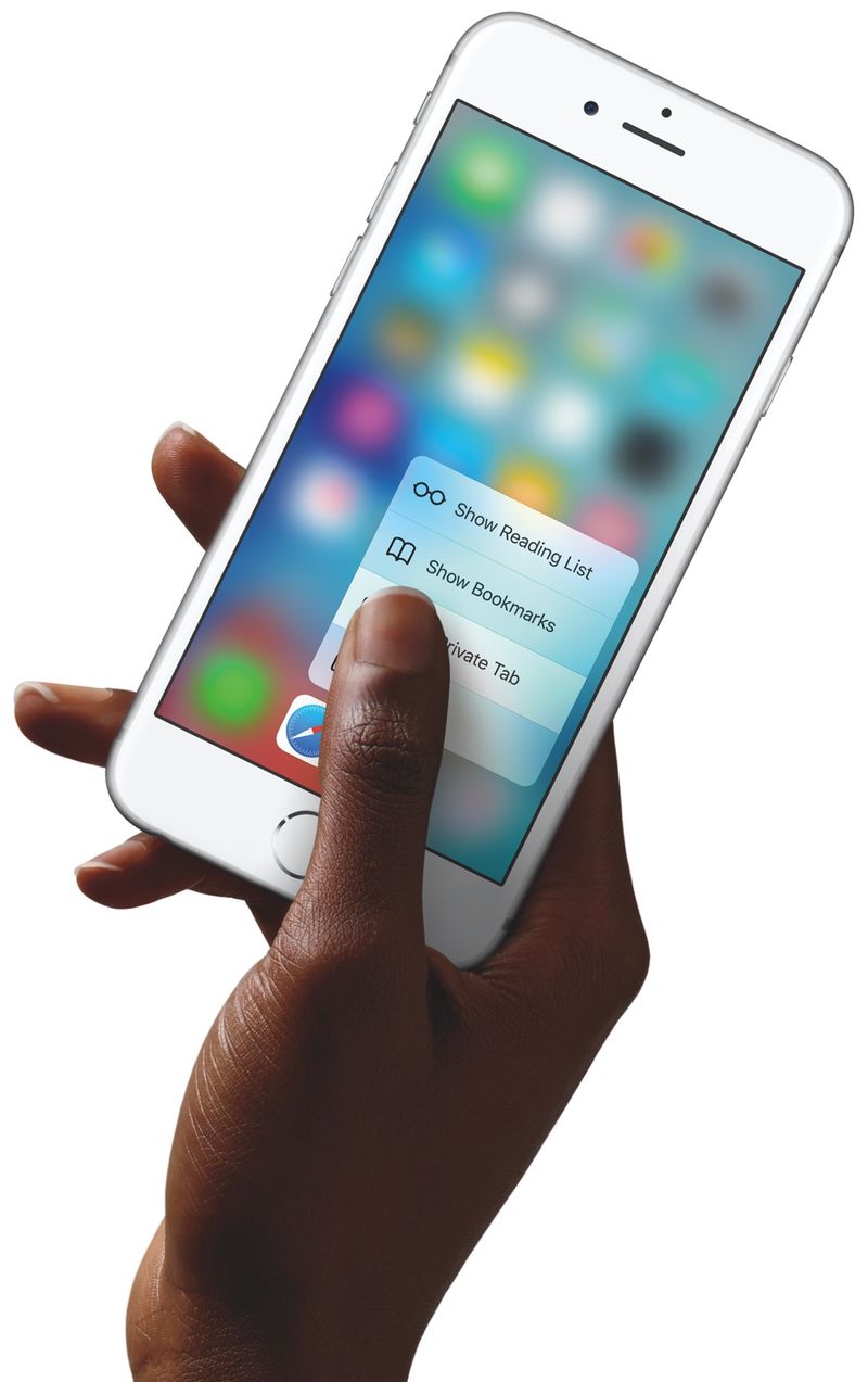 iPhone 6s 3D Touch in hand 005