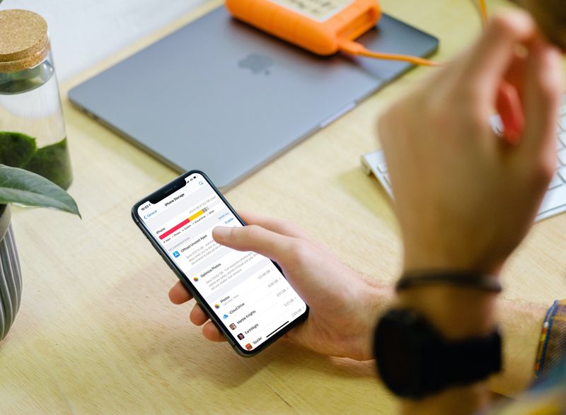 iPhone storage search - hero image