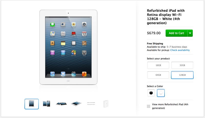 refurb ipad