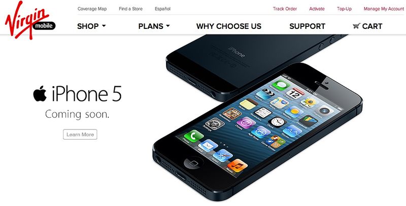 Virgin Mobile iPhone 5