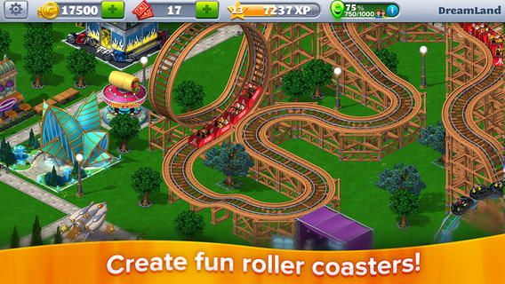 RollerCoaster Tycoon 4 Mobile 1.0 pour iOS (capture d
