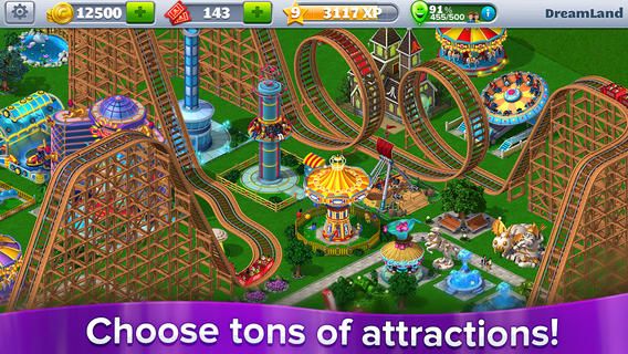 RollerCoaster Tycoon 4 Mobile 1.0 pour iOS (capture d