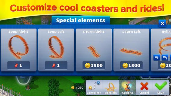 RollerCoaster Tycoon 4 Mobile 1.0 pour iOS (capture d