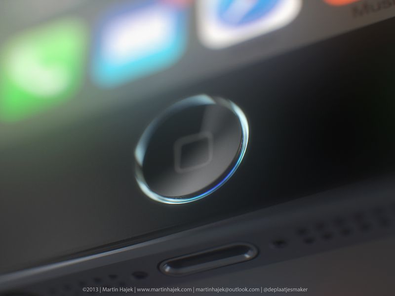 iPhone 5S (silver rounded Home button, Martin Hajek 001)
