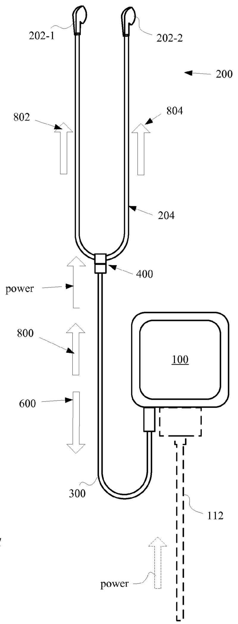Apple patent magnetically detachable earbuds for iPhone drawing 001