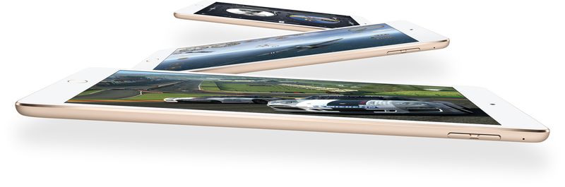 iPad Air 2 gold apps running