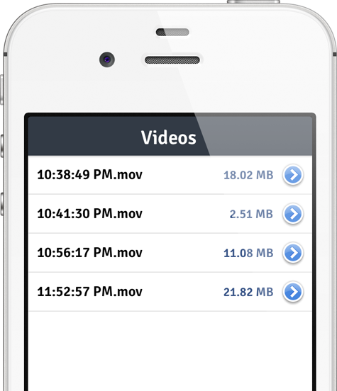 xRec 1.0 for iOS (iPhone screenshot 002)