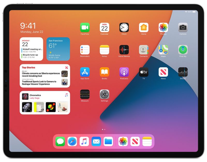 créer des piles de widgets Écran d