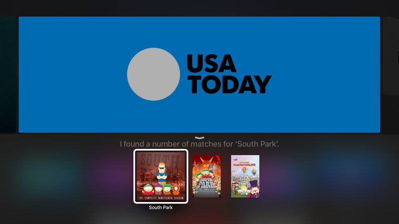 tvOS Universal Search Comedy Central Apple TV screenshot 002