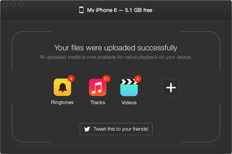 WALTR for OS X Mac screenshot 002