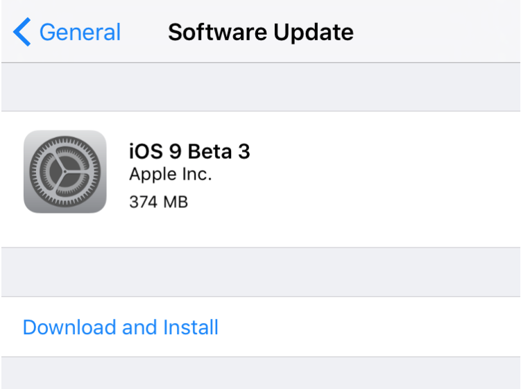 beta 3 ios 9