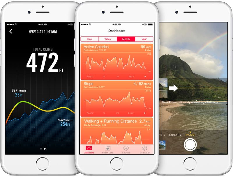 iPhone 6 sensors barometer accelerometer gyroscope
