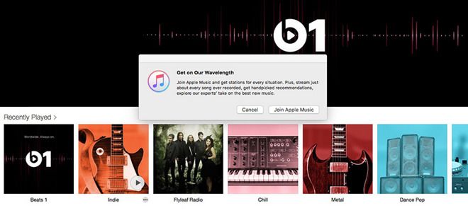 iTunes Radio no longer free