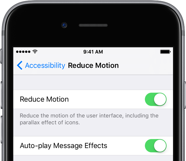 iOS 10 Messages effects Reduce Motion iPhone screenshot 002