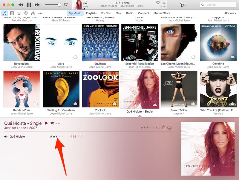 How to enable half star ratings in iTunes Mac screenshot 001