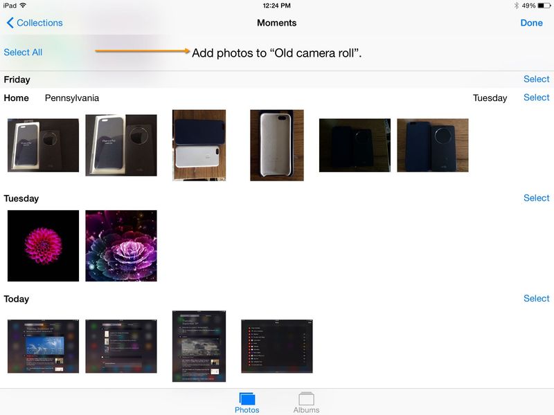iOS 8 (Camera Roll, AppAdvice 001)