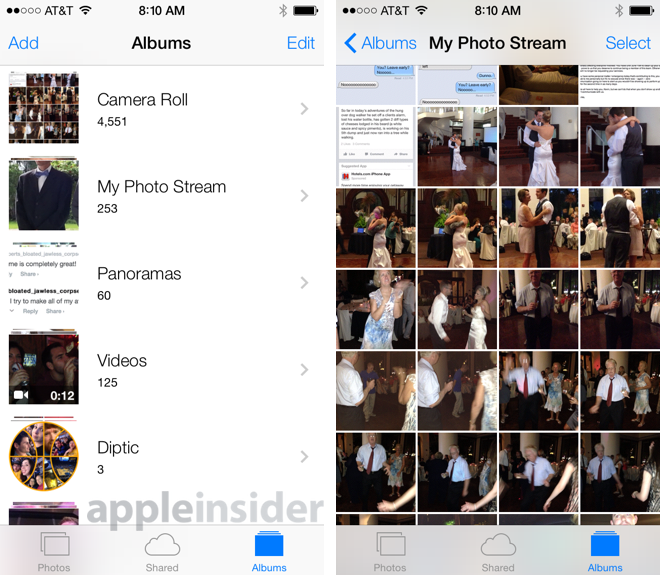 iOS 8 (Camera Roll, AppleInsider 001)