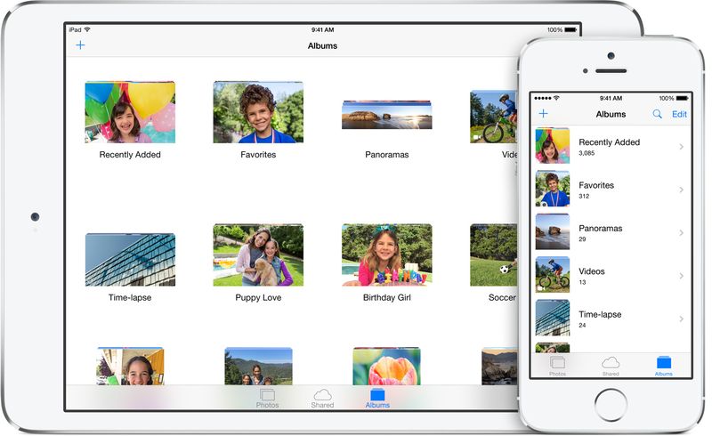 iOS 8 Photos App