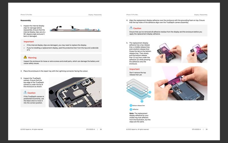 A screenshot from Apple