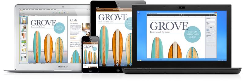 iWork (Mac, iOS, iCloud)