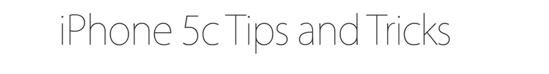 tips and tricks