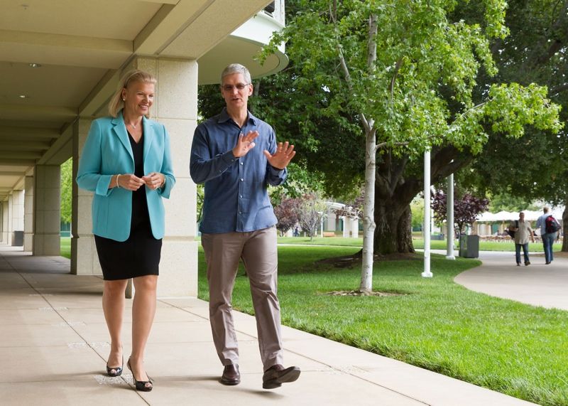 tim cook apple ibm