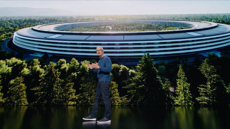 A still image from Apple