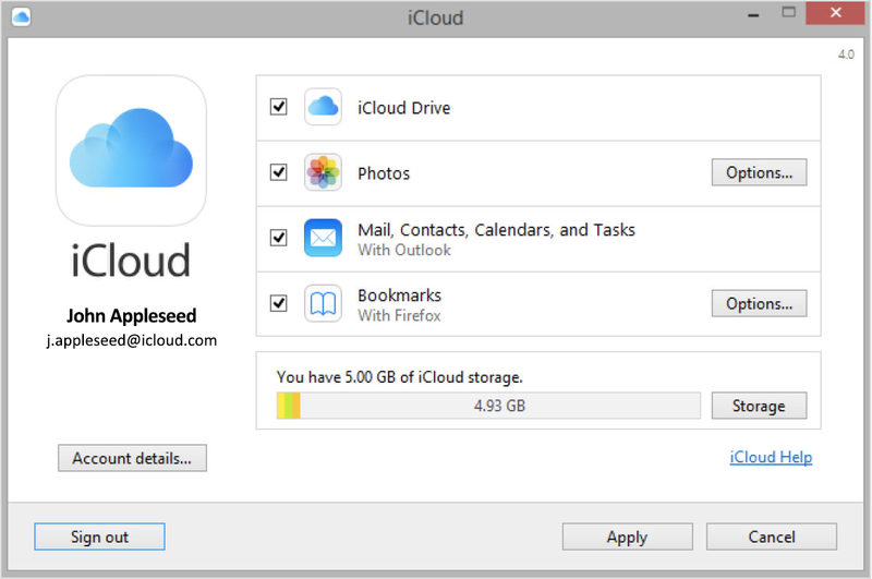 iCloud Drive (Panel, screenshot 001)