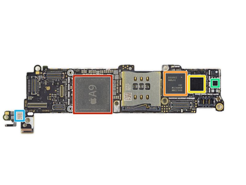 Démontage de la carte mère iFixit iPhone SE