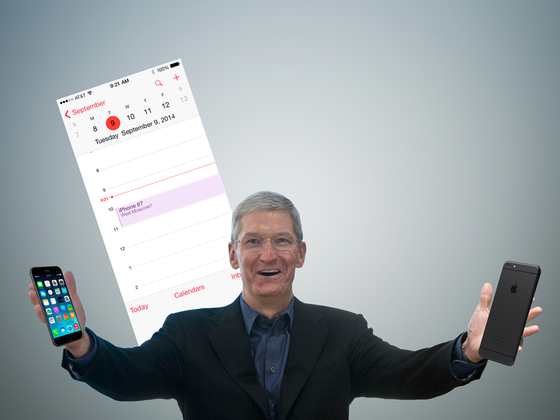 iPhone 6 (September 9 Tim Cook teaser, Recode 001)